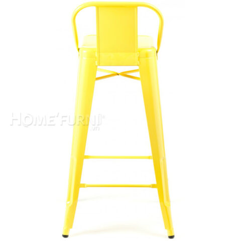 Ghế thép sơn tĩnh điện Tolix Hstool with backrest