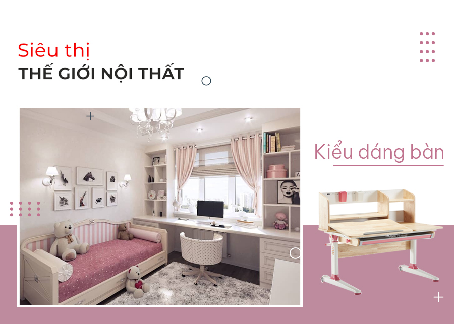 Nội thất phòng ngủ cho bé gái