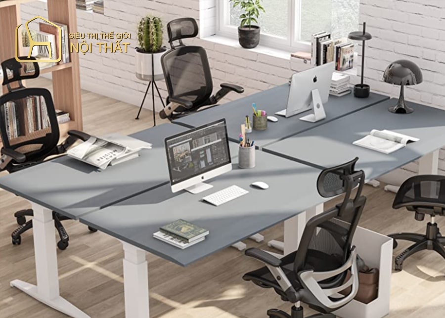 Thiết kế nội thất văn phòng 40m2 dạng tiết kiệm, tận dụng diện tích không gian