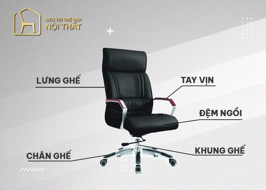 Ghế giám đốc chân tĩnh thường có giá thành không cao