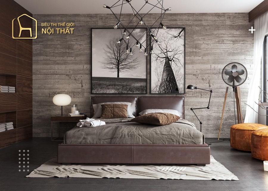 Thiết kế nội thất phòng ngủ phong cách hiện đại