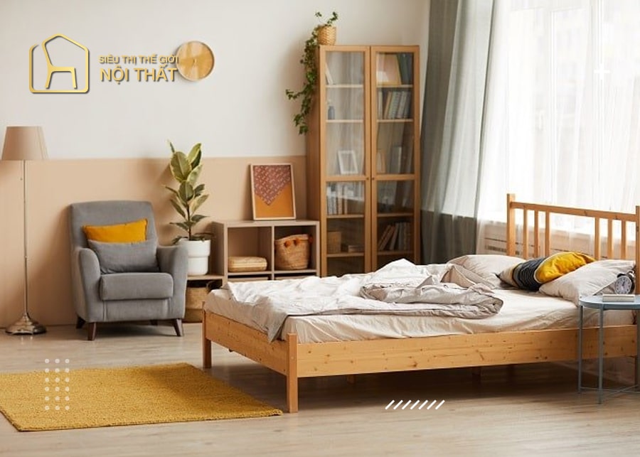 Mẫu nội thất phòng ngủ 12m2