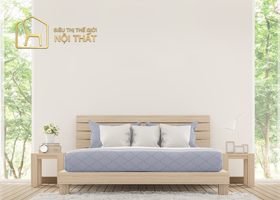 Thiết kế nội thất phòng ngủ đẹp hiện đại cần lưu ý kích thước phòng