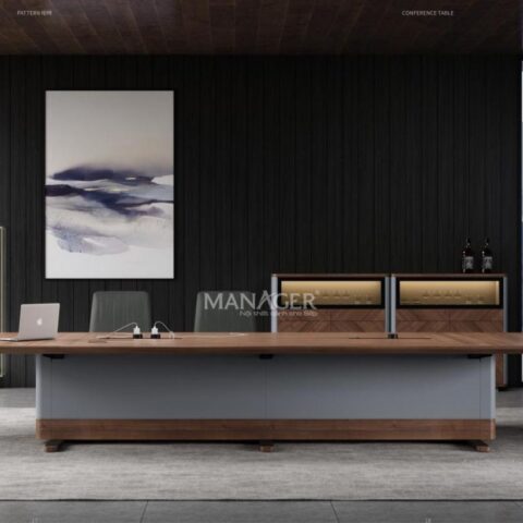 Bàn họp MDF veneer 4.2m Catania 107-CT