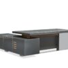 Bàn làm việc bọc da tổng hợp 2.4m Catania 23-MD