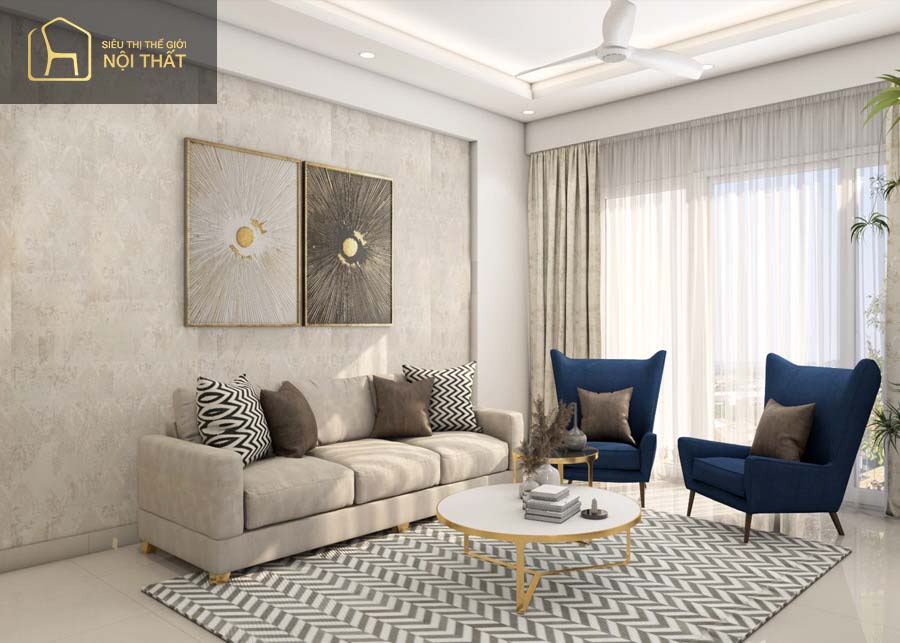 Nội thất phòng khách giá rẻ nhưng vẫn đảm bảo đẹp và chất lượng 