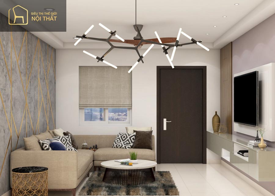 Phong cách thiết kế đương đại kết hợp hiện đại 