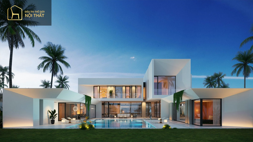 Kiểu dáng biệt thự hình chữ U 