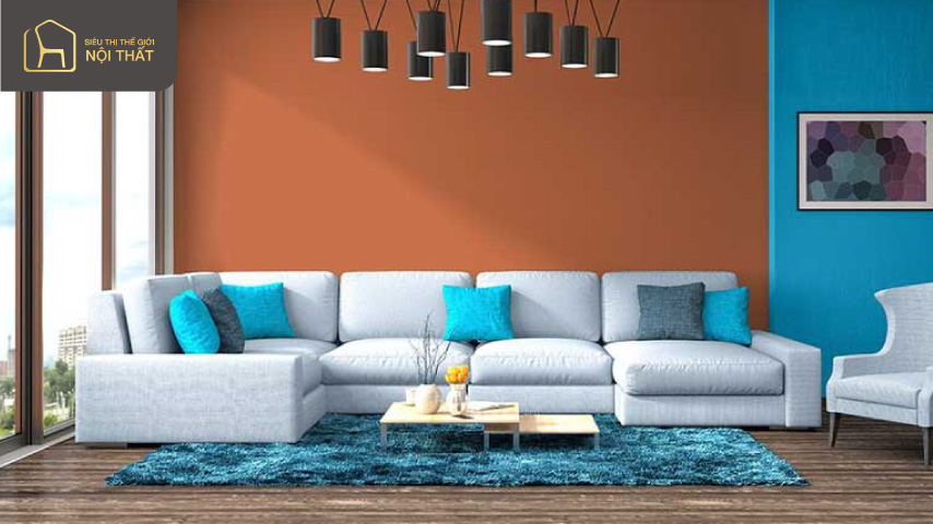 Phối màu nội thất trung tính đơn sắc phù hợp với những người yêu thích sự tinh tế sang trọng