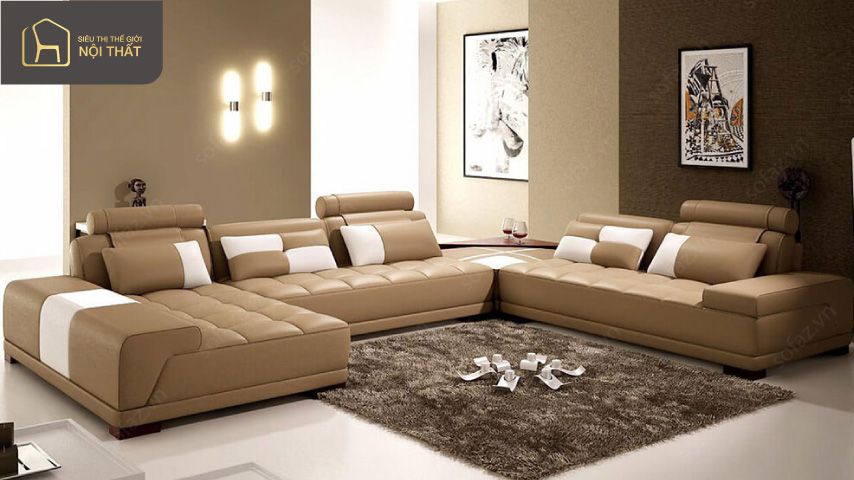 Phối màu nội thất cho phòng khách nên chọn các màu trung tính như trắng, xám nâu để đem lại sự sang trọng quý phái