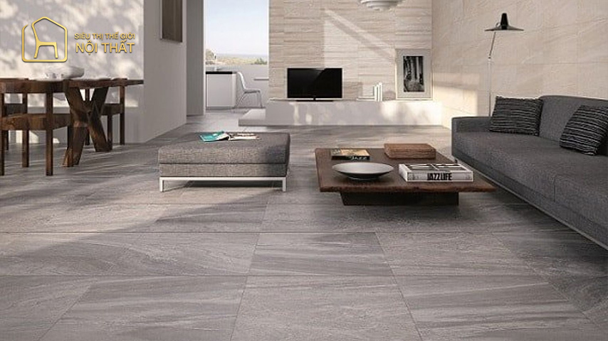 Gạch lát nền granite có nhiều màu sắc, kiểu dáng độc đáo cũng như độ cứng chắc cao