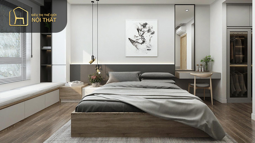 Để tạo sự độc đáo cho phòng ngủ master thì bạn có thể chọn những cây xanh thích hợp trong phòng kín để đặt trong phòng nhằm tạo cảm giác thoải mái và ngủ ngon hơn