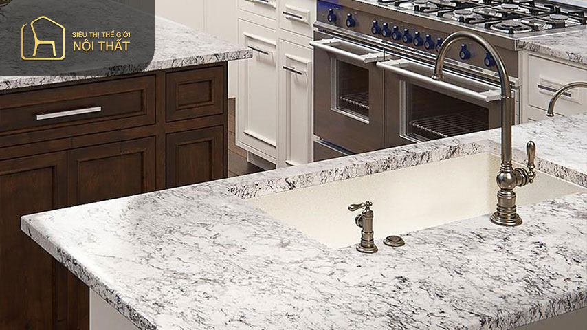 Đá graite nhân tạo có màu sắc cực kì bắt mắt