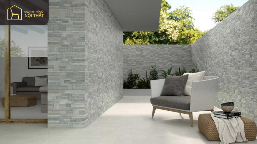 Ưu điểm của việc sử dụng mẫu gạch ốp tường mặt tiền nhà