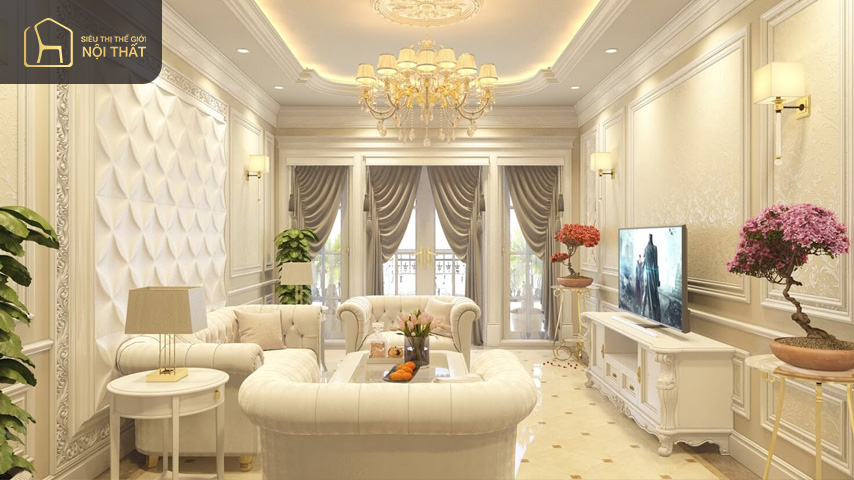Sự hài hòa của không gian tạo nên nét đặc trưng của phong cách tân cổ điển