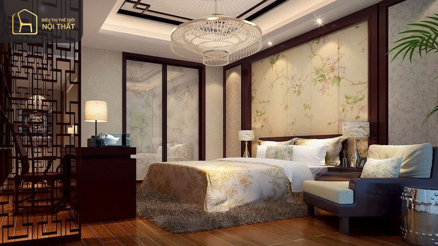 Trang trí phòng ngủ theo phong cách Trung hoa là cách trang trí phòng ngủ nhỏ đơn giản mà đẹp