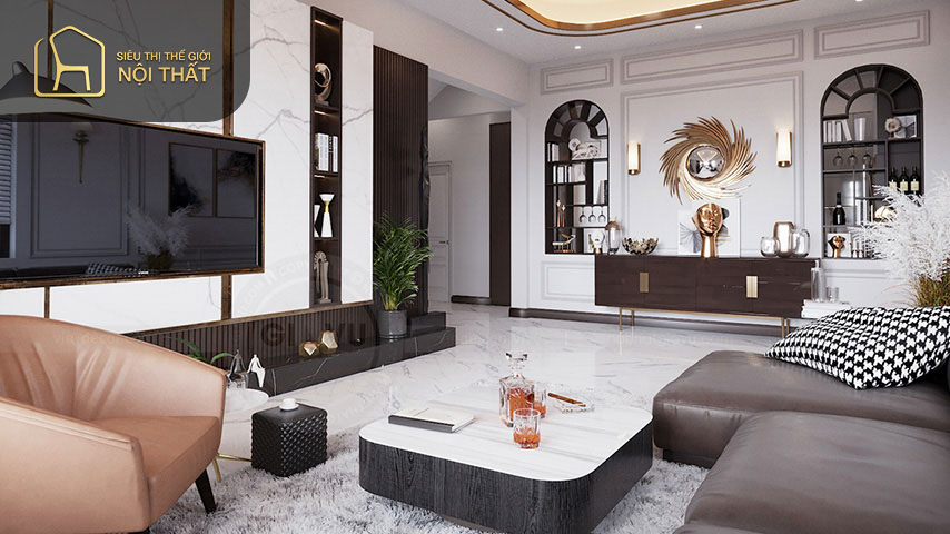 Thiết kế nhà 70m2 3 phòng ngủ theo phong cách hiện đại được nhiều người yêu thích lựa chọn