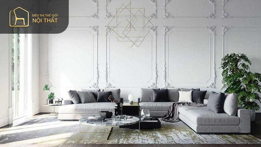 Thiết kế nội thất căn hộ chung cư 100m2 phong cách tân cổ điển mang đến cho gia chủ không gian sống tinh tế hài hòa