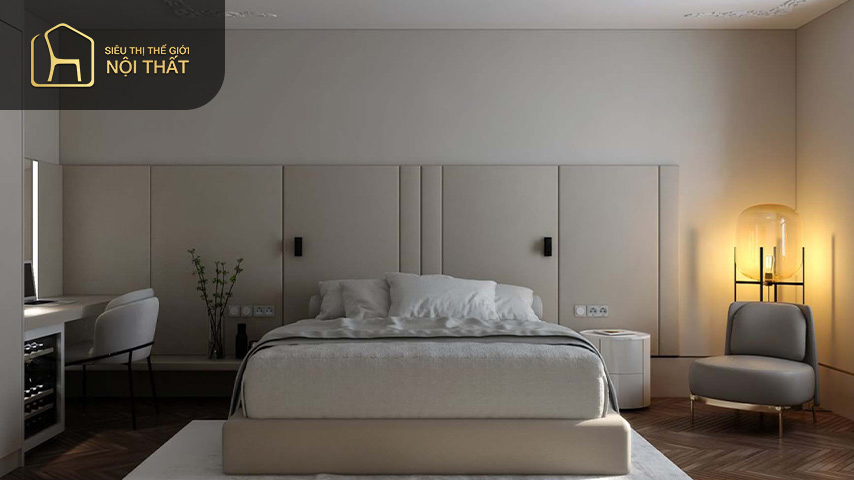 Trang bị thiết bị sưởi ấm và điều hòa trong phòng ngủ không có cửa sổ giúp cho căn phòng trở nên khô ráo thoáng mát hơn