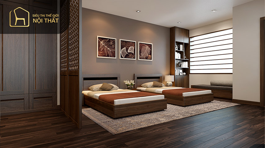 Thiết kế phòng ngủ nhỏ 2 giường dành cho những ai?
