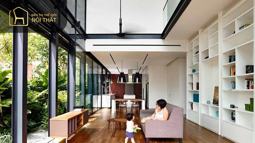Tiếp xúc với thiên nhiên là xu hướng nổi bật trong các biệt thự thông tần