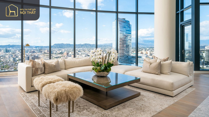 Penthouse thường nằm ở phần mái các tòa nhà cao tầng
