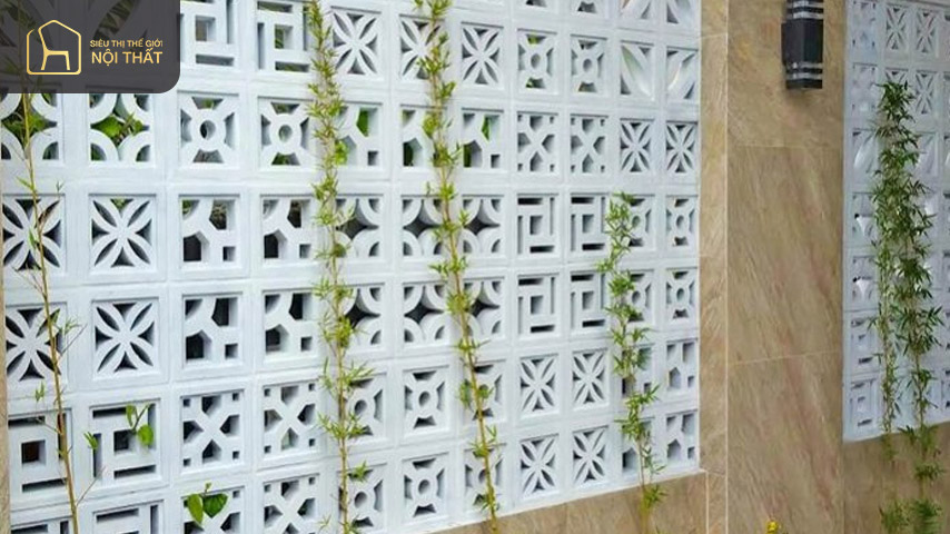 Gạch bông gió có những có vẻ đẹp đơn giản nhưng tinh tế