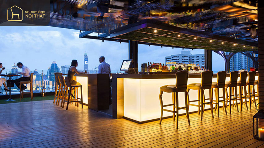 Những quầy bar bằng đá solid surface độc ​​đáo sẽ góp phần tạo điểm nhấn sang trọng và khác biệt