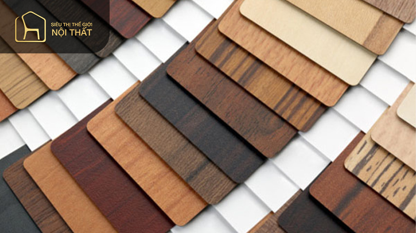 Phân loại gỗ Melamine theo màu sắc