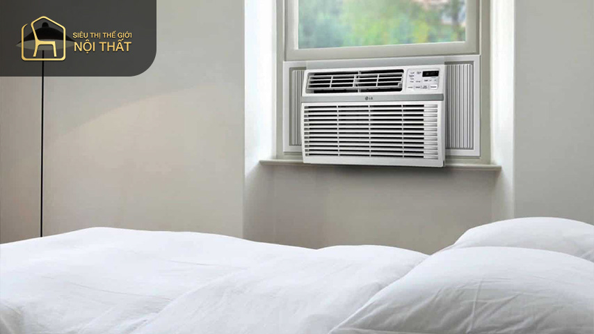 Điều hòa cần lắp lệch một bên so với giường ngủ