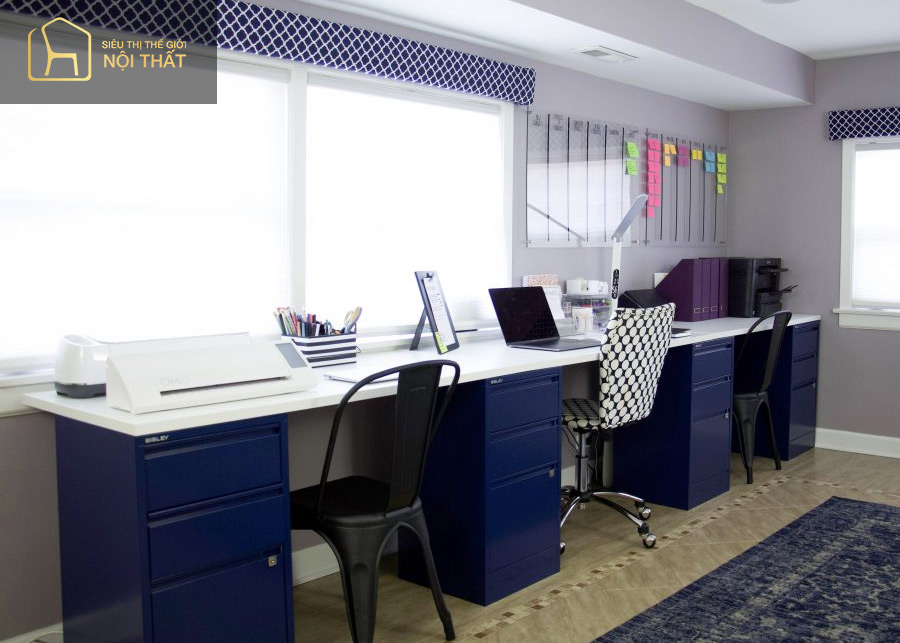 Background phòng làm việc với chiếc tủ hồ sơ kỳ lạ