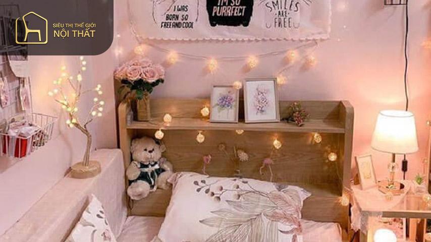 Trang trí căn phòng với đèn Led làm cho căn phòng của bạn sẽ giống như một khu rừng đom đóm tuyệt đẹp
