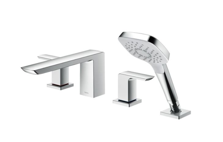 Vòi xả bồn nóng lạnh kèm sen tắm GR (4 lỗ)
