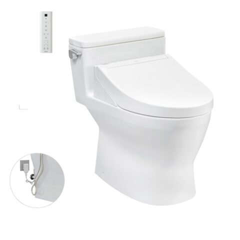 Bàn cầu một khối kèm nắp rửa điện tử WASHLET dòng C5