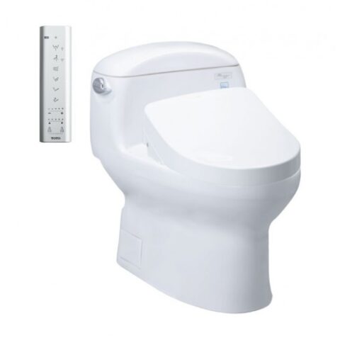 Bàn cầu một khối kèm nắp rửa điện tử WASHLET dòng S7