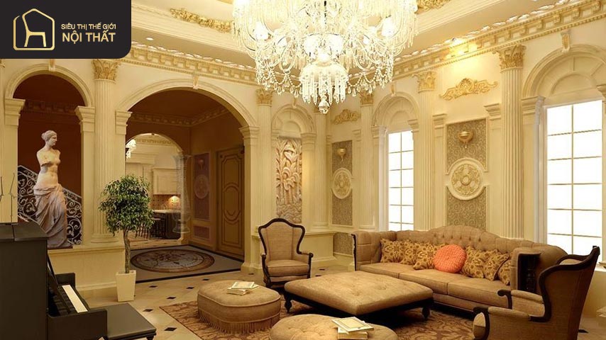 20 mẫu đèn chùm phòng khách đơn giản, giá rẻ