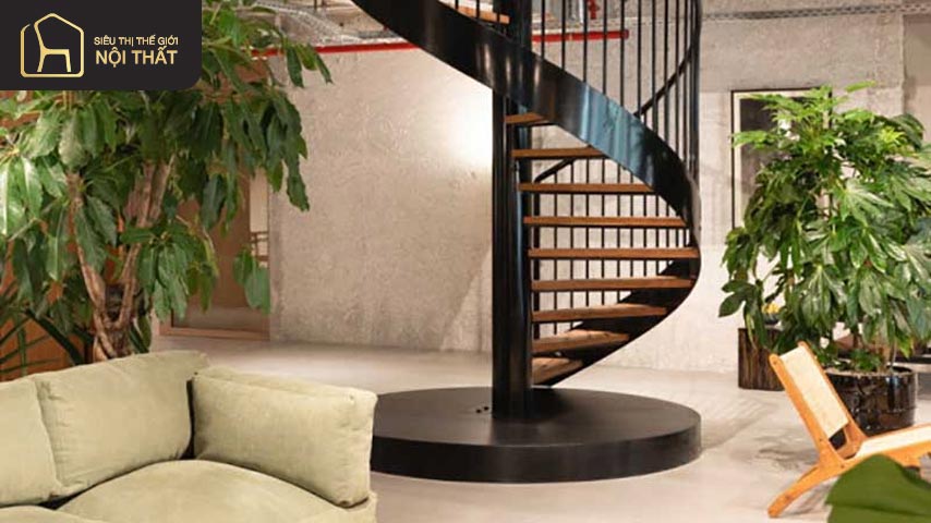 Tổng hợp mẫu thiết kế phòng khách nhà ống 5m có cầu thang