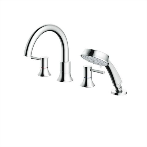 Vòi xả bồn nóng lạnh kèm sen tắm LN (4 lỗ)