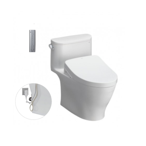 Bàn cầu một khối kèm nắp rửa điện tử WASHLET dòng S7