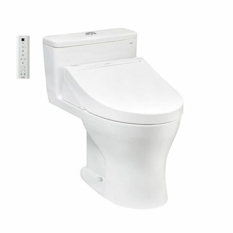 Bàn cầu một khối kèm nắp rửa điện tử WASHLET dòng C5