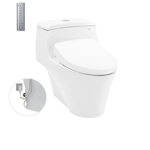 Bàn cầu một khối kèm nắp rửa điện tử WASHLET dòng S7