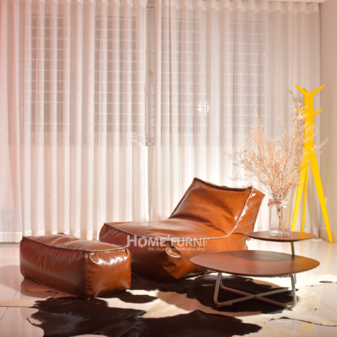 Ghế lười Vintage Streamy 2 Da - Cái
