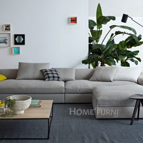 Sofa băng 3 CASA ROVERE_Vải/Nỉ (Không gồm Đôn)