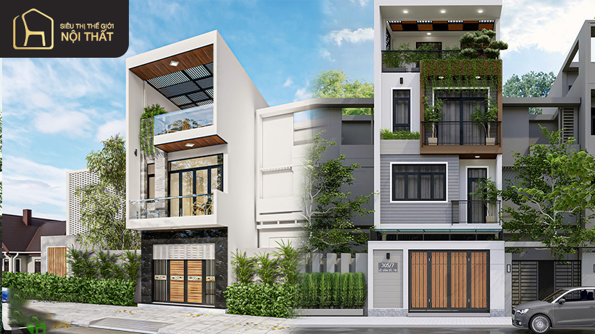 Thiết kế mặt tiền nhà ống 3 tầng: Kiến trúc độc đáo cho ngôi nhà của bạn