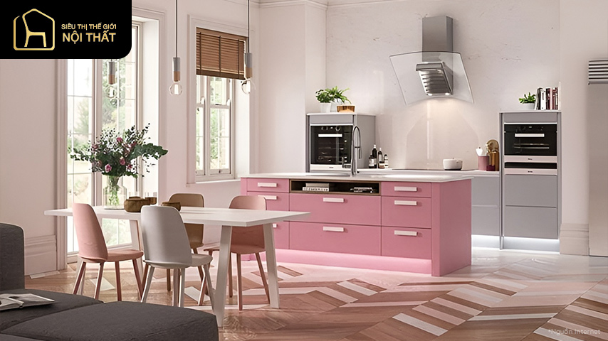 Tổng hợp các mẫu thiết kế nhà bếp nhỏ đẹp 2025 - hiện đại, ấn tượng, bắt mắt