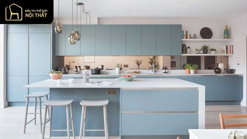 Tổng hợp các mẫu thiết kế nhà bếp nhỏ đẹp 2025 - hiện đại, ấn tượng, bắt mắt