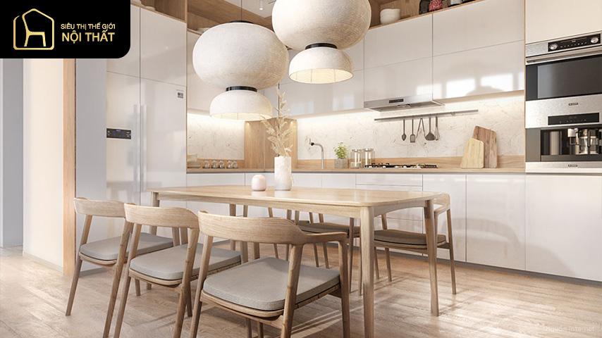 Tổng hợp các mẫu thiết kế nhà bếp nhỏ đẹp 2025 - hiện đại, ấn tượng, bắt mắt