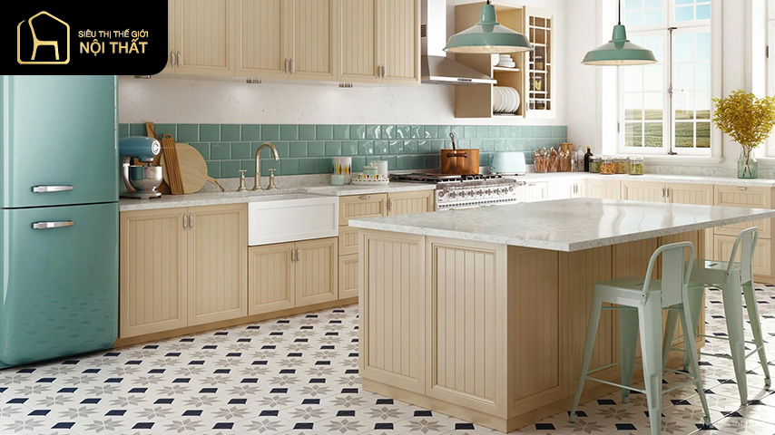 Tổng hợp các mẫu thiết kế nhà bếp nhỏ đẹp 2025 - hiện đại, ấn tượng, bắt mắt