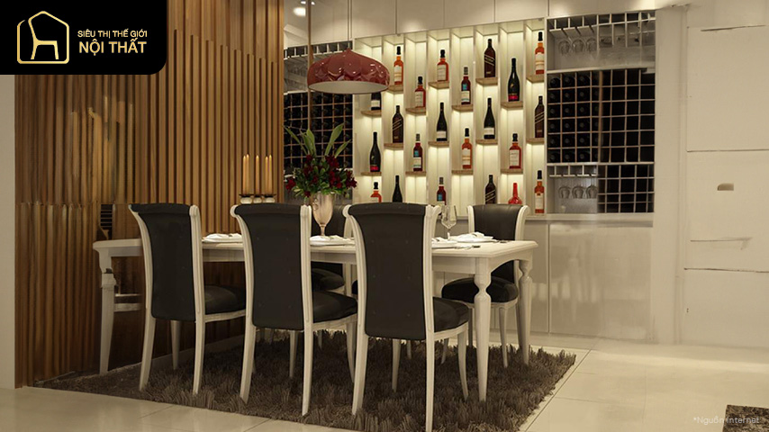 Top mẫu tủ rượu phòng bếp đẹp, thời thượng nhất