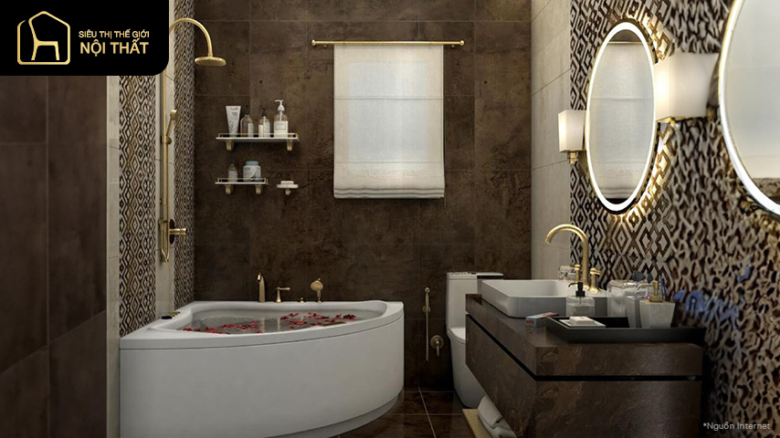 Mẫu thiết kế phòng tắm 6m2 tiện nghi, tối ưu diện tích